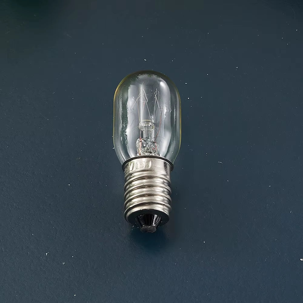 10PCS E14 Salt Lamp Globe Bulb 15W AC220V-240V Vintage Incandescent Bulbs Refrigerator Oven Light Bulbs Replacement