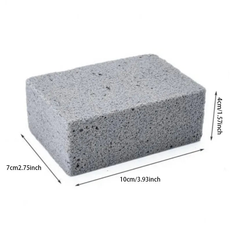 BBQ Grill Cleaning Brush Brick Block Barbecue Cleaning Stone Pumice Brick for Barbecue Rack Outdoor Kitchen BBQ Tools Mangal