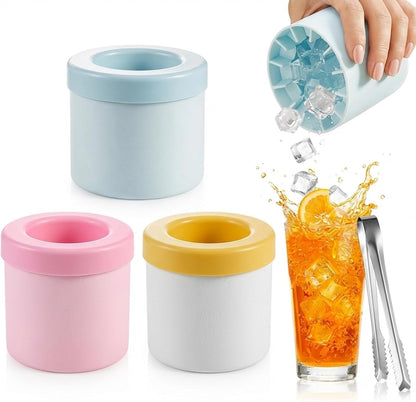 Ice Cube Maker Tray Ice Crusher Mold Quick Release Kitchen Ice Maker