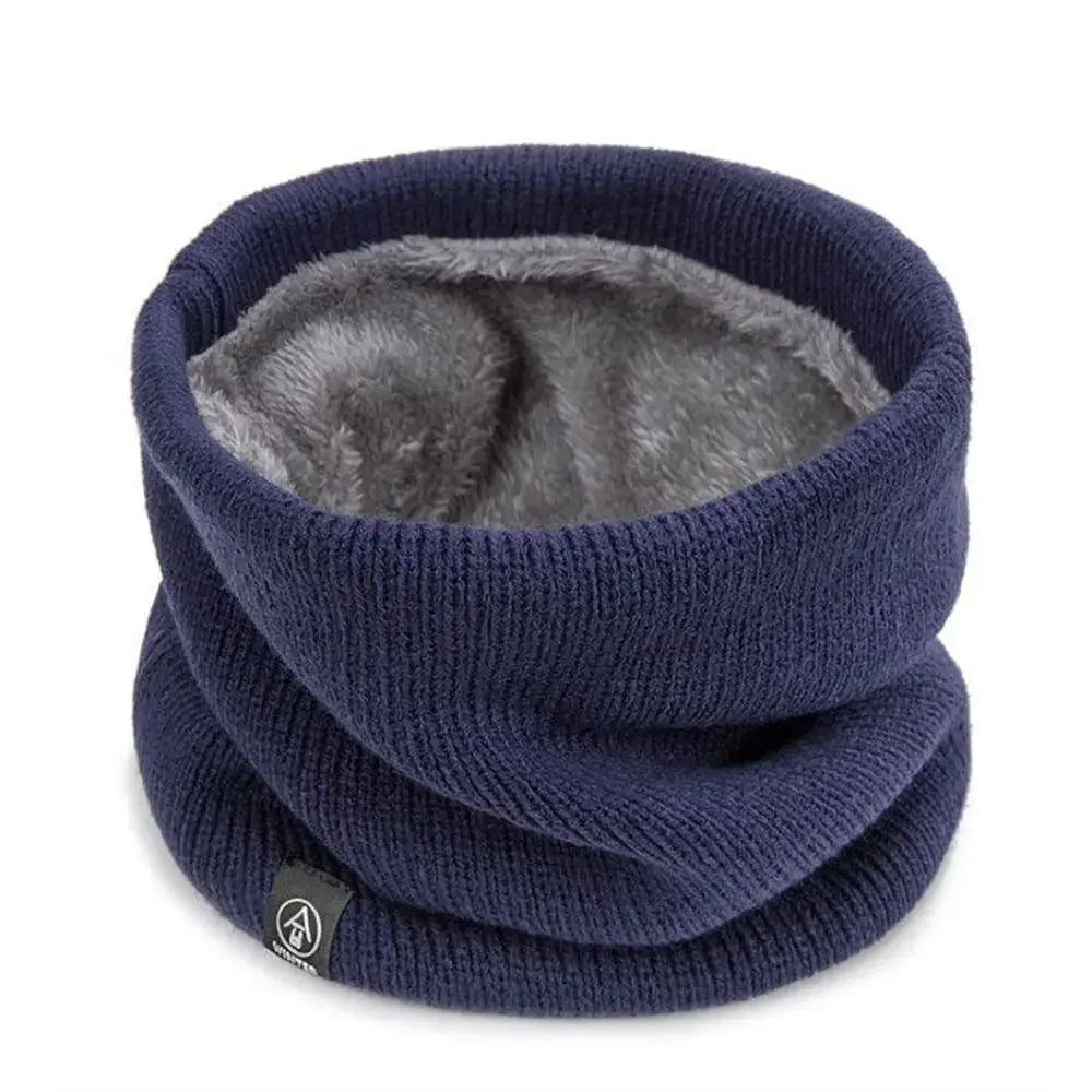 Fashion Soft Knitted Neck Warmer Sports Scarf Women Men Face Cover Winter Skating Running Hiking Scarves Thick Cold-Proof Collar