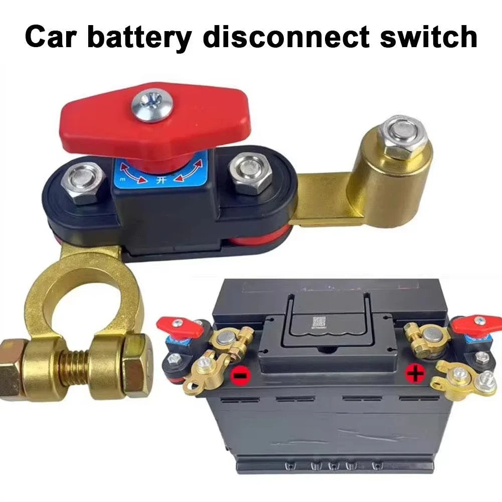 12V/24V Car Battery Cut off Switch Disconnect Automatic Circuit Breaker Anti-Power off Leakage Protector Universal Auto Parts