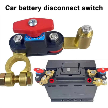 12V/24V Car Battery Cut off Switch Disconnect Automatic Circuit Breaker Anti-Power off Leakage Protector Universal Auto Parts