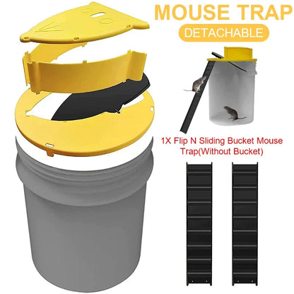 Intelligent Mouse Trap Automatic Reset Flip Cover Indoor Outdoor Mouse Catching Artifact