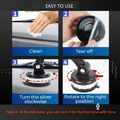 360°Rotating Car Sucker Phone Holder Driving Car Phone Stand Bracket  GPS Navigation Mount for Iphone Xiaomi Samsung