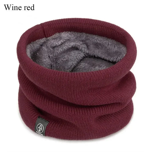 Fashion Soft Knitted Neck Warmer Sports Scarf Women Men Face Cover Winter Skating Running Hiking Scarves Thick Cold-Proof Collar