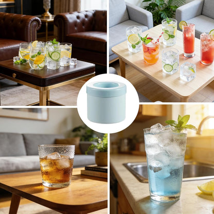 Ice Cube Maker Tray Ice Crusher Mold Quick Release Kitchen Ice Maker