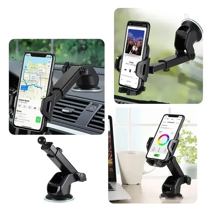 360° Rotatable Suction Car Phone Holder Dashboard Windshield Mount Universal
