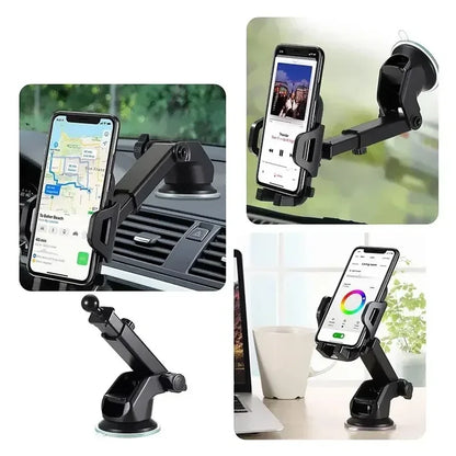 360° Rotatable Suction Car Phone Holder Dashboard Windshield Mount Universal