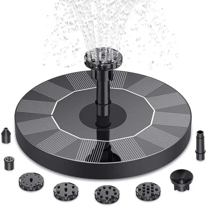 Solar - Powered Floating Fountain Pumps in 13Cm, 16Cm, 18Cm Sizes: Ideal for Bird Baths, Garden Pools & Pond Decor