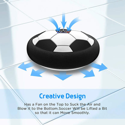 LED Hover Soccer Ball Air Power Training Ball Playing Football Indoor Outdoor Game Sport Toys Birthday Gifts for Kids Soccer