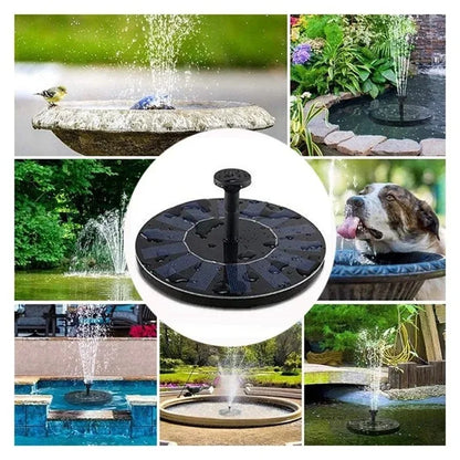 Solar - Powered Floating Fountain Pumps in 13Cm, 16Cm, 18Cm Sizes: Ideal for Bird Baths, Garden Pools & Pond Decor