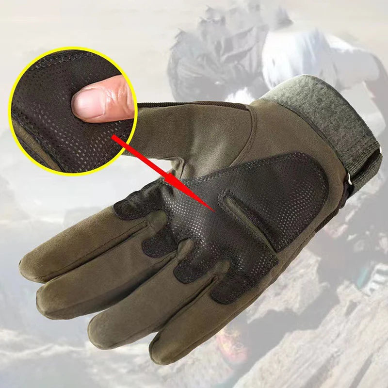 Outdoor Sports Locomotive Military Fans Gloves Outdoor Tactical Gloves Riding Gloves