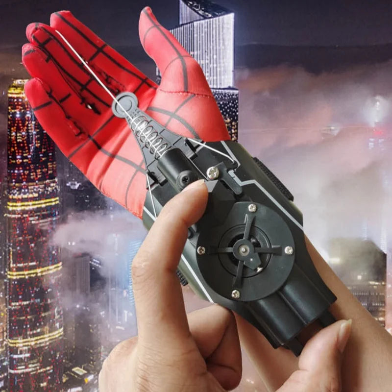 Ml Legends Spiderman Web Shooters Toys Spider Man Wrist Launcher Cosplay Peter Parker Accessories Props Gloves Children Gift Toy