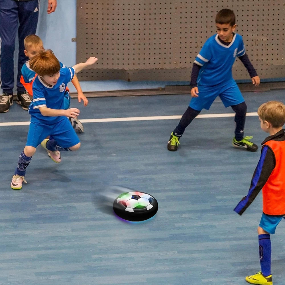 LED Hover Soccer Ball Air Power Training Ball Playing Football Indoor Outdoor Game Sport Toys Birthday Gifts for Kids Soccer