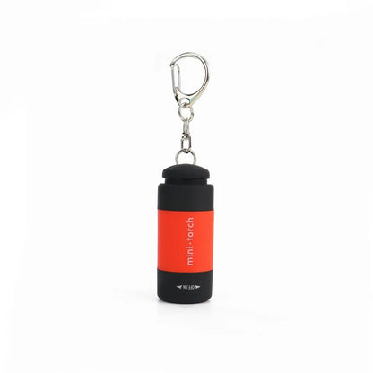 1PC Mini Keychain Lamp USB Rechargeable LED Multifunctional Strong Light Pocket Keychain Flashlight Home Outdoor Hiking Camping