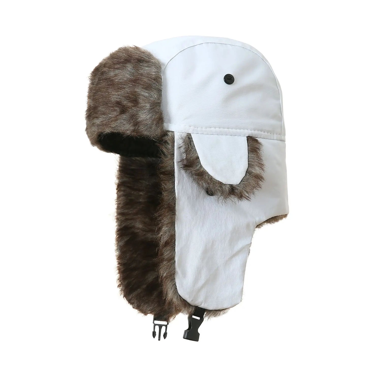 Unisex Warm Mens Women Trapper Cap Aviator Trooper Earflap Winter Flaps Ski Hat New Bomber Hats Russian Faux Fur Hats