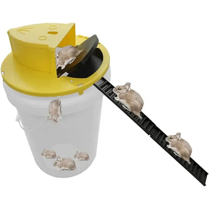 Intelligent Mouse Trap Automatic Reset Flip Cover Indoor Outdoor Mouse Catching Artifact