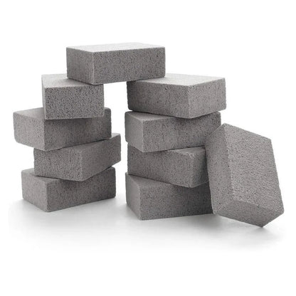 BBQ Grill Cleaning Brush Brick Block Barbecue Cleaning Stone Pumice Brick for Barbecue Rack Outdoor Kitchen BBQ Tools Mangal