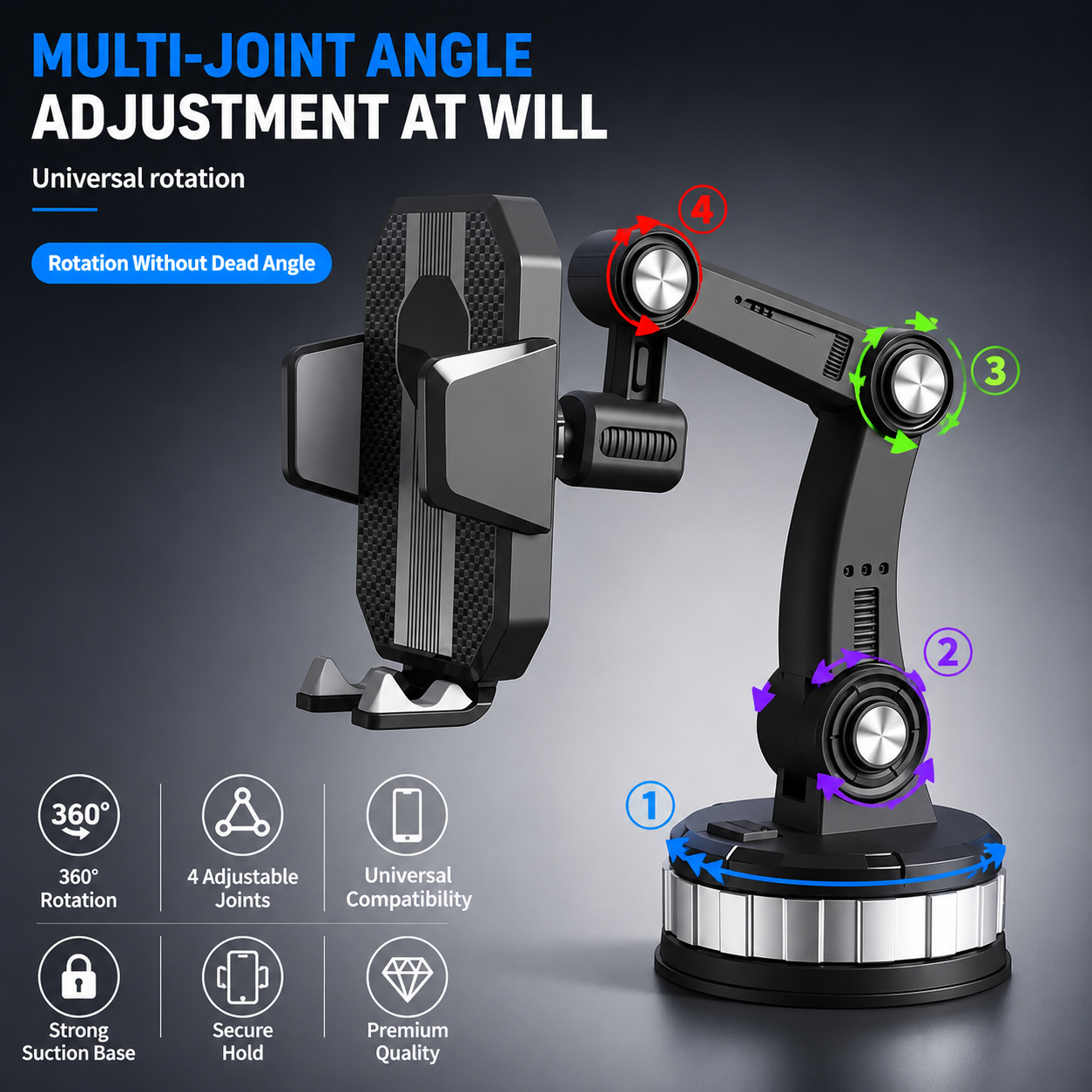 360° Rotating Phone Holder Stand