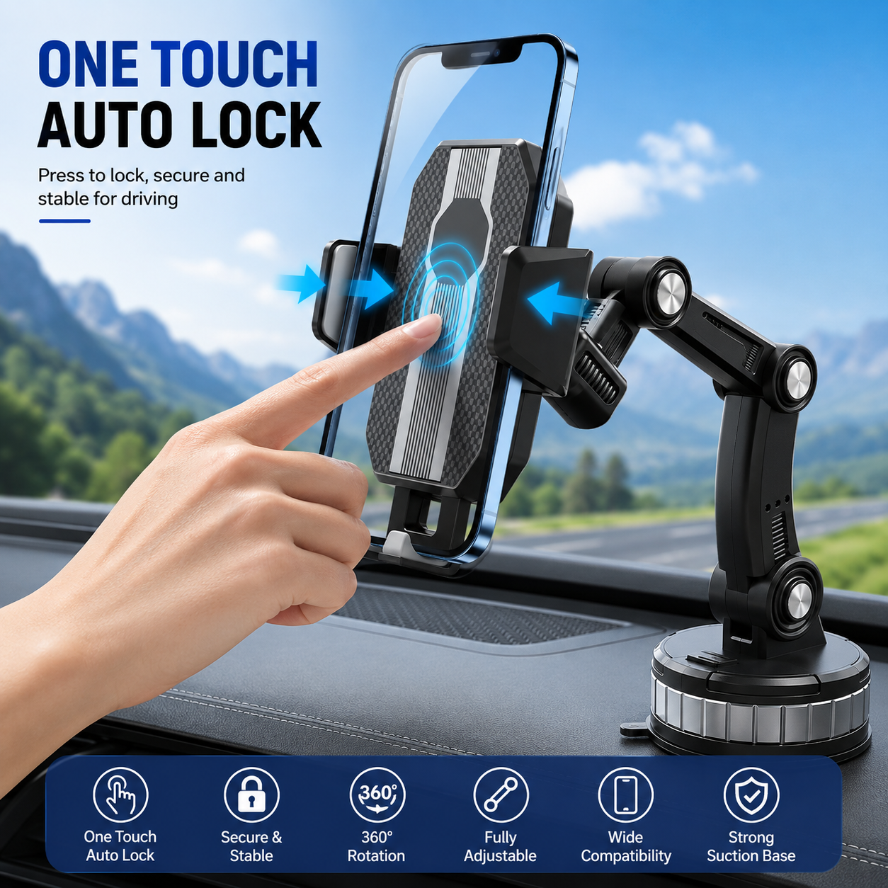 360° Rotating Phone Holder Stand