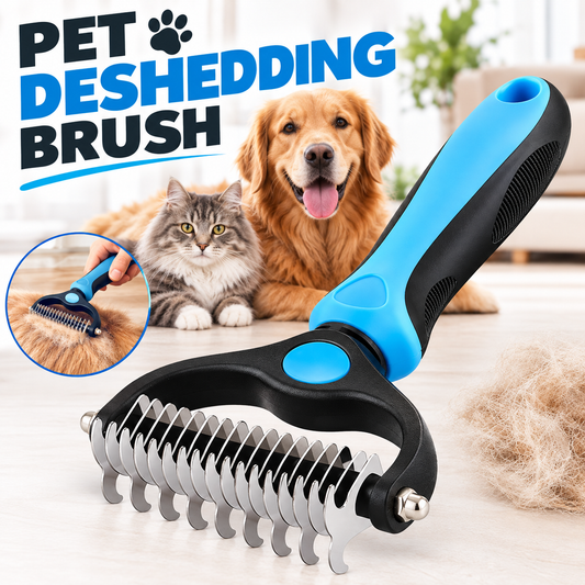 Pet Deshedding & Grooming Brush