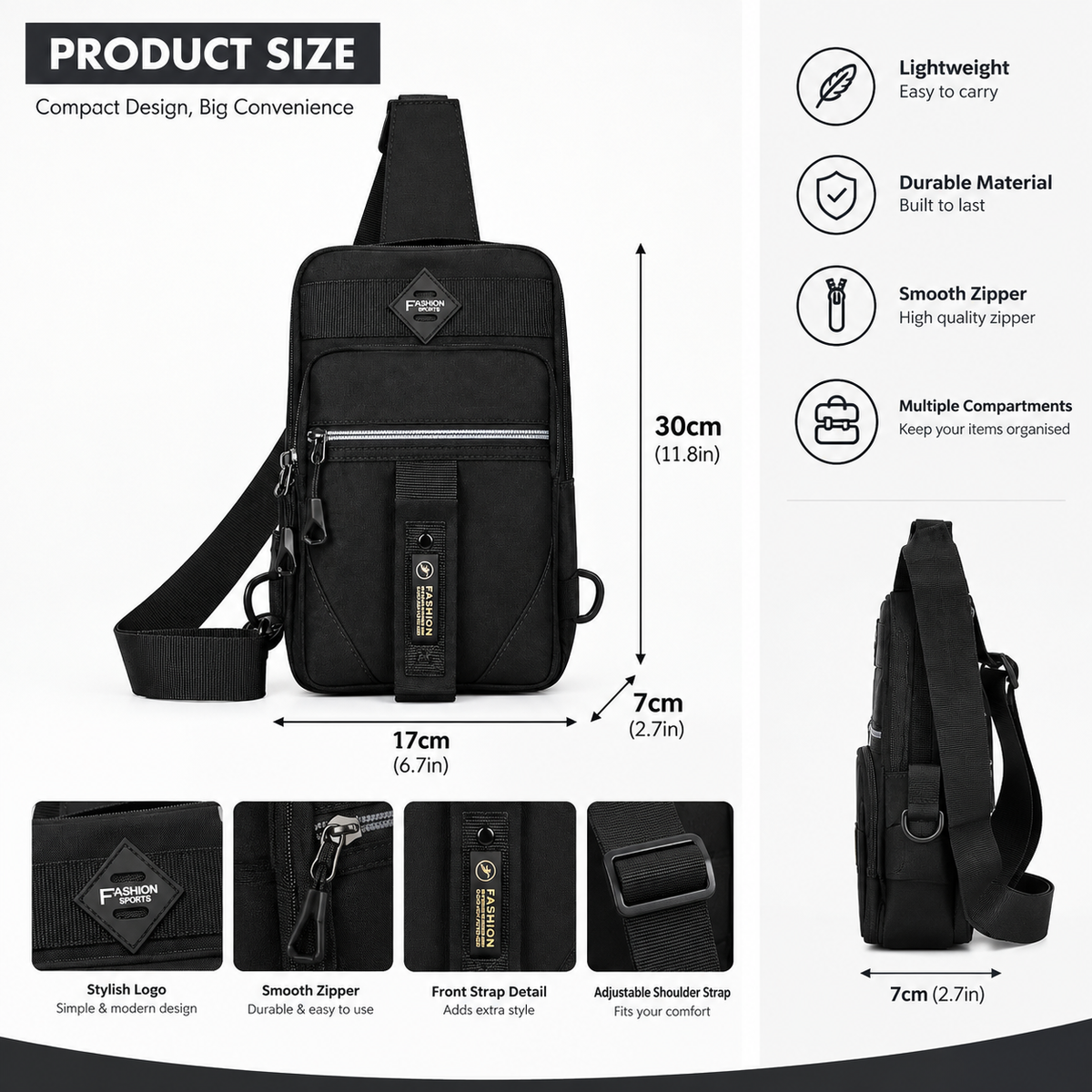 Crossbody Chest Bag