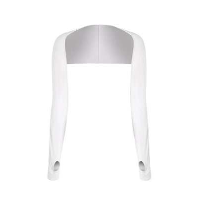 Women'S Sports Sun Protection Shawl Thin Style Shoulder Length Women'S Sports Sleeve Perfect for Outdoor Golf, Running, Cycling