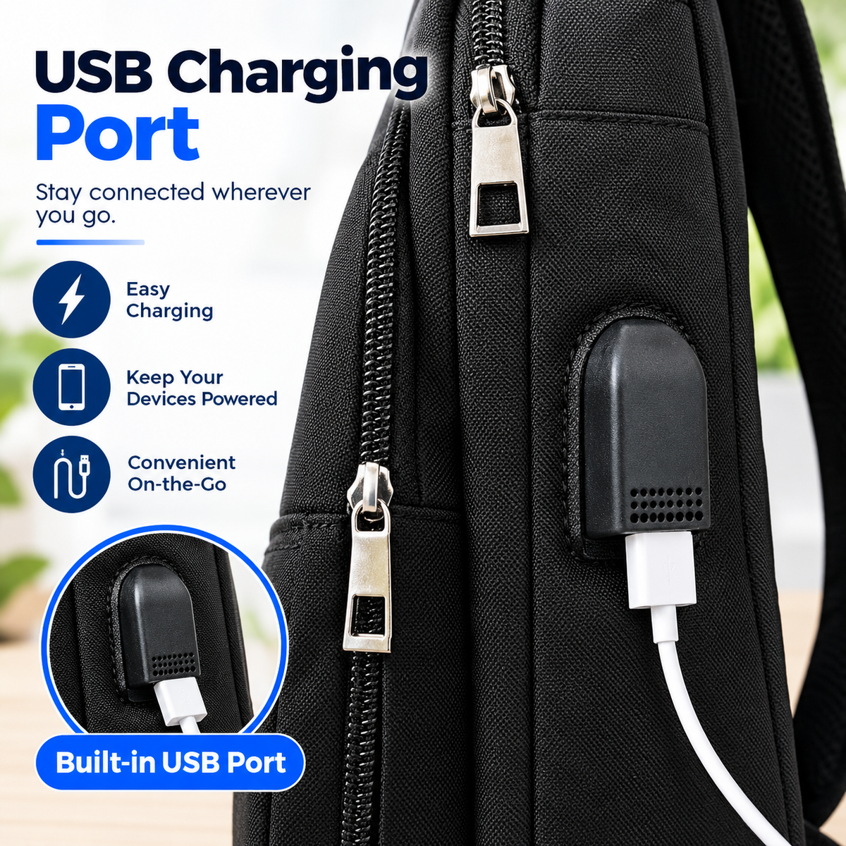 Men's Crossbody Chest Sling Bag