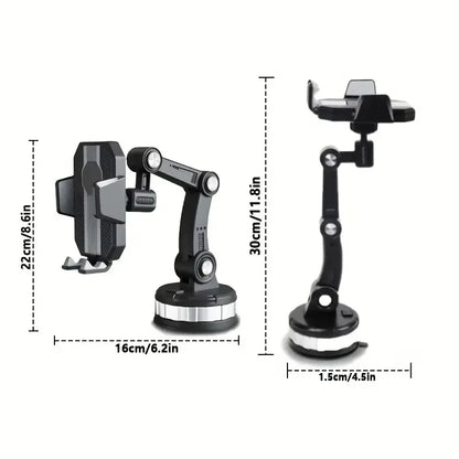 360°Rotating Car Sucker Phone Holder Driving Car Phone Stand Bracket  GPS Navigation Mount for Iphone Xiaomi Samsung