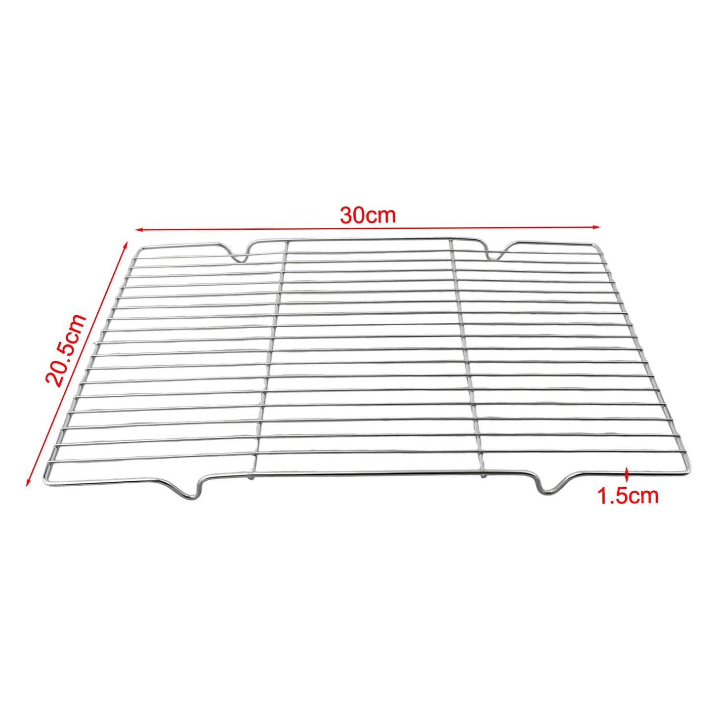 1PCS Stainless Steel Mat Net Grid Shape Rectangle Grill Grilling Mesh Net BBQ Tools Square Barbecue Net Barbecue Stove Parts