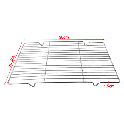 1PCS Stainless Steel Mat Net Grid Shape Rectangle Grill Grilling Mesh Net BBQ Tools Square Barbecue Net Barbecue Stove Parts