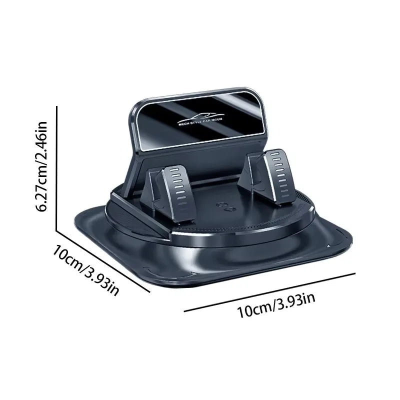 Car Phone Mount anti Slip Silicone Dashboard Phone Holder 360-Degree Free Rotation  Head-Up Navigation Holder