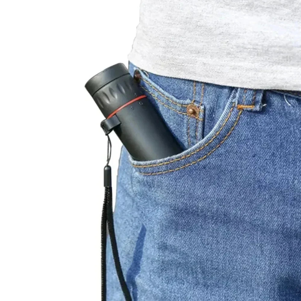 2000X25 HD Monocular Telescope Mini Portable Mobile Phone Telescope with Holder Outdoor Camping Hunting Birdwatching Telescopes
