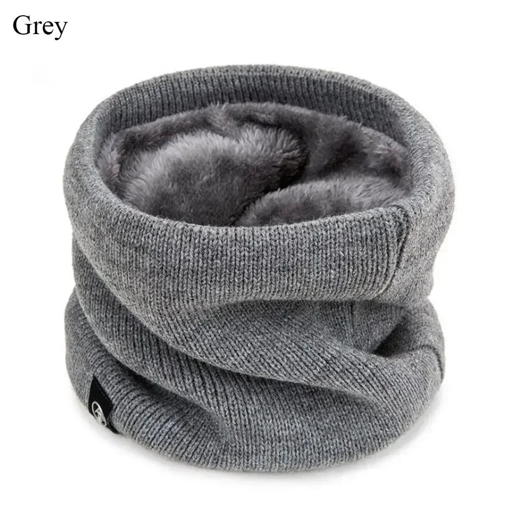 Fashion Soft Knitted Neck Warmer Sports Scarf Women Men Face Cover Winter Skating Running Hiking Scarves Thick Cold-Proof Collar