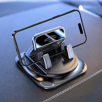 Car Phone Mount anti Slip Silicone Dashboard Phone Holder 360-Degree Free Rotation  Head-Up Navigation Holder