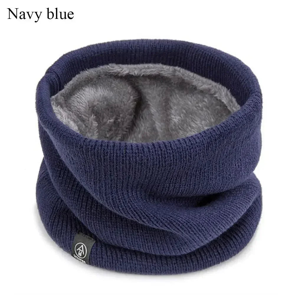 Fashion Soft Knitted Neck Warmer Sports Scarf Women Men Face Cover Winter Skating Running Hiking Scarves Thick Cold-Proof Collar