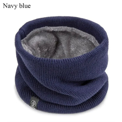 Fashion Soft Knitted Neck Warmer Sports Scarf Women Men Face Cover Winter Skating Running Hiking Scarves Thick Cold-Proof Collar