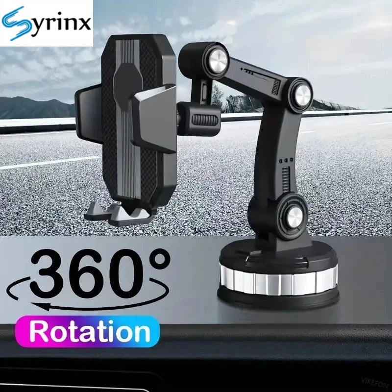 360°Rotating Car Sucker Phone Holder Driving Car Phone Stand Bracket  GPS Navigation Mount for Iphone Xiaomi Samsung