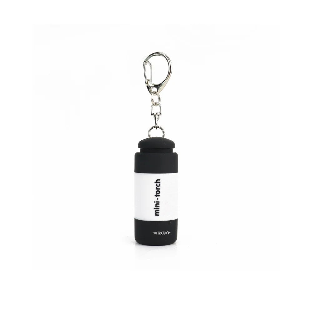 1PC Mini Keychain Lamp USB Rechargeable LED Multifunctional Strong Light Pocket Keychain Flashlight Home Outdoor Hiking Camping
