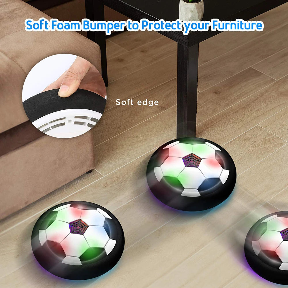 LED Hover Soccer Ball Air Power Training Ball Playing Football Indoor Outdoor Game Sport Toys Birthday Gifts for Kids Soccer