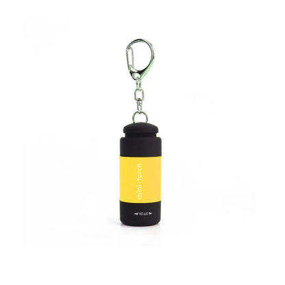 1PC Mini Keychain Lamp USB Rechargeable LED Multifunctional Strong Light Pocket Keychain Flashlight Home Outdoor Hiking Camping