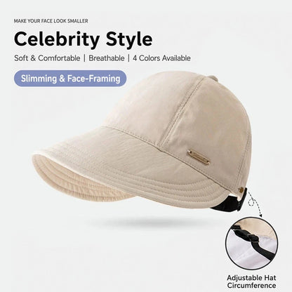 Women's Wide Brim Sun Visor Hat UPF 50+ Adjustable