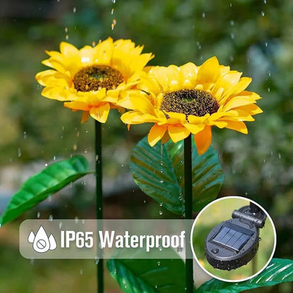 Solar Sunflower Garden Light – Outdoor LED Pathway Stake