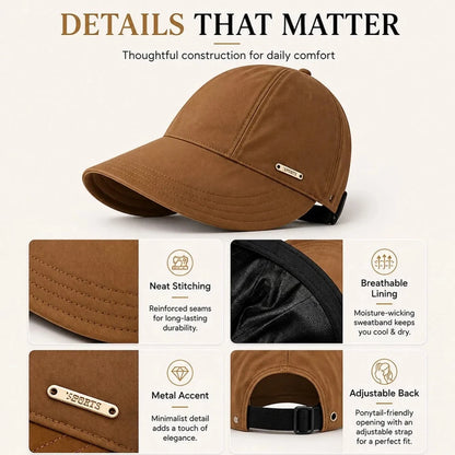 Women's Wide Brim Sun Visor Hat UPF 50+ Adjustable