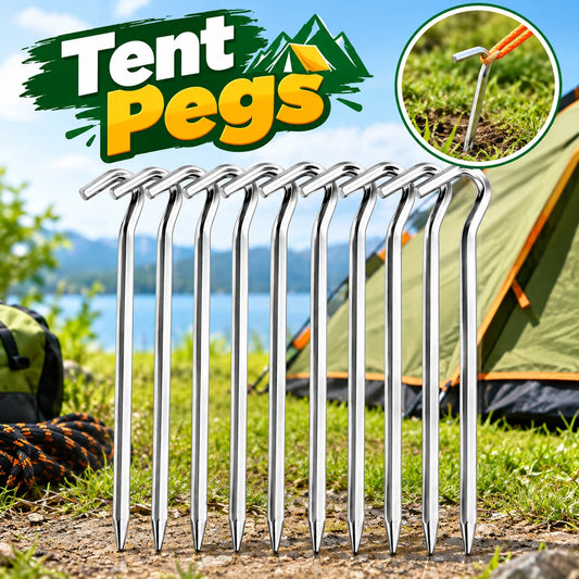 10-Pack Aluminium Tent Pegs