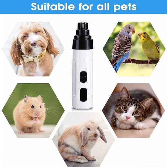 USB Rechargeable Pet Nail Grinder
