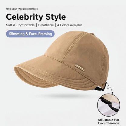 Women's Wide Brim Sun Visor Hat UPF 50+ Adjustable