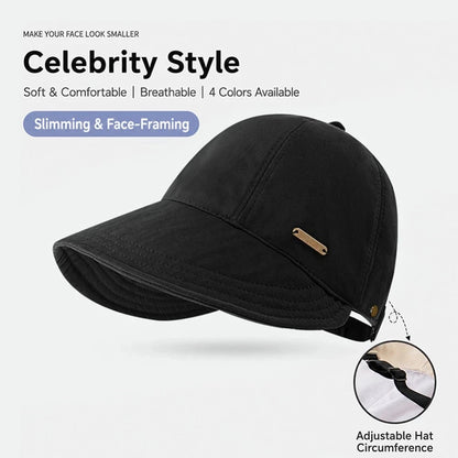 Women's Wide Brim Sun Visor Hat UPF 50+ Adjustable