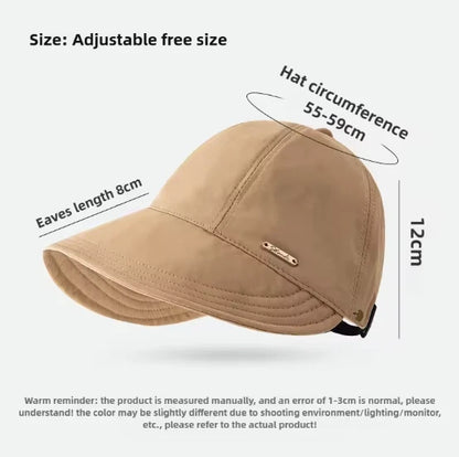 Women's Wide Brim Sun Visor Hat UPF 50+ Adjustable