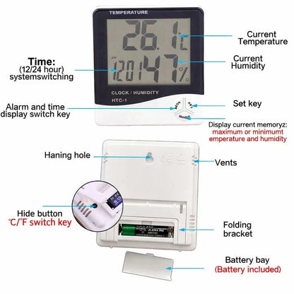 Digital Indoor Thermometer & Hygrometer